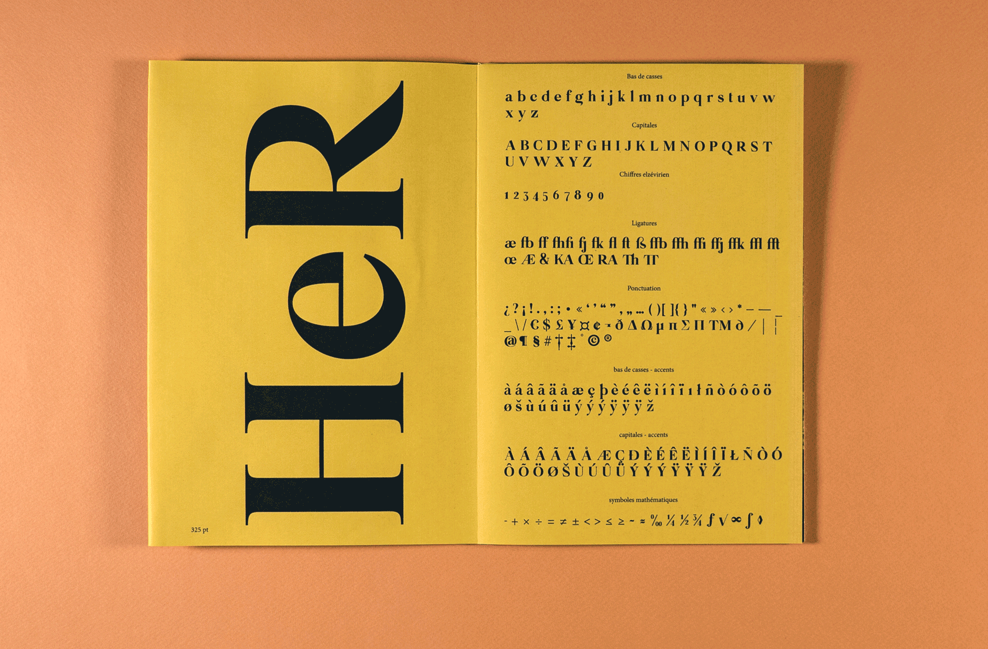Adel Zeghoudi Boumehdi ortie création de caractère typographie design graphique specimen affiche livre